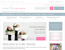 Tablet Screenshot of cake-stands.co.uk
